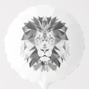 Cool Geometric Lion Head Balloon