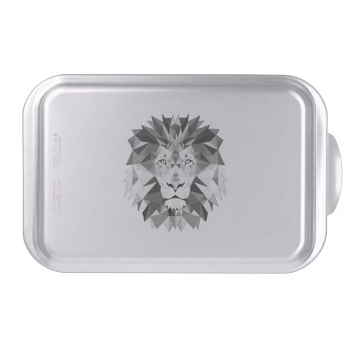 Cool Geometric Lion Head Cake Pan