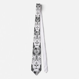 Cool Geometric Lion Head Neck Tie
