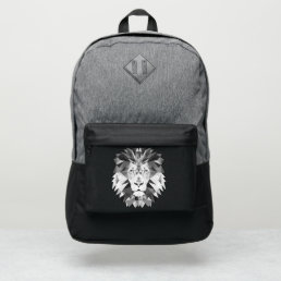 Cool Geometric Lion Head Port Authority&#174; Backpack