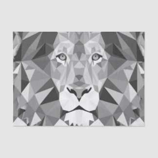 Cool Geometric Lion Head Tissue Paper