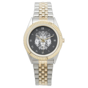 Cool Geometric Lion Head Watch