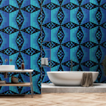 Cool geometric pattern wallpaper with black backgr