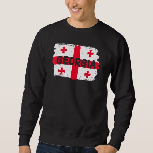 Cool Georgia Flag Sweatshirt