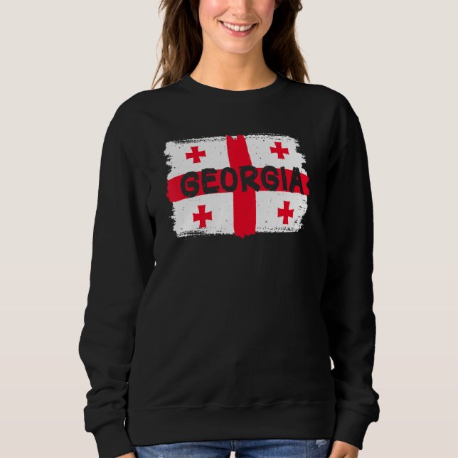Cool Georgia Flag Sweatshirt (Front)