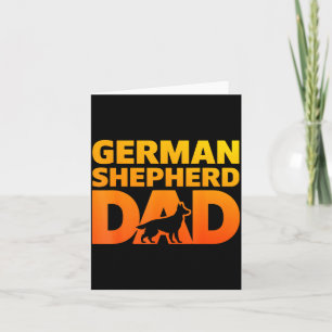 Cool German Shepherd Design For Men Boys Dog Lover Card