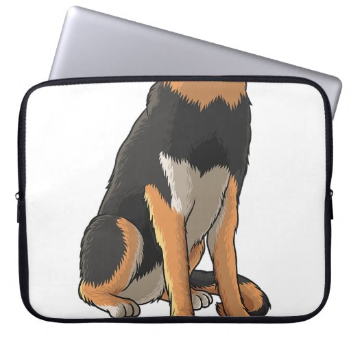 Cool German Shepherd Dog Halloween Costume  Funny  Laptop Sleeve