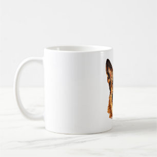 Cool German Shepherd in polygon style Classic T-Sh Coffee Mug