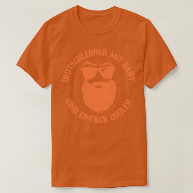 Cool German teacher with a full beard Classic TShi T-Shirt (Design Front)