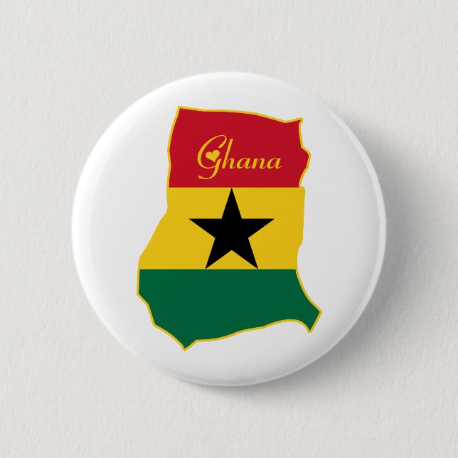 Cool Ghana Pinback Button (Front)