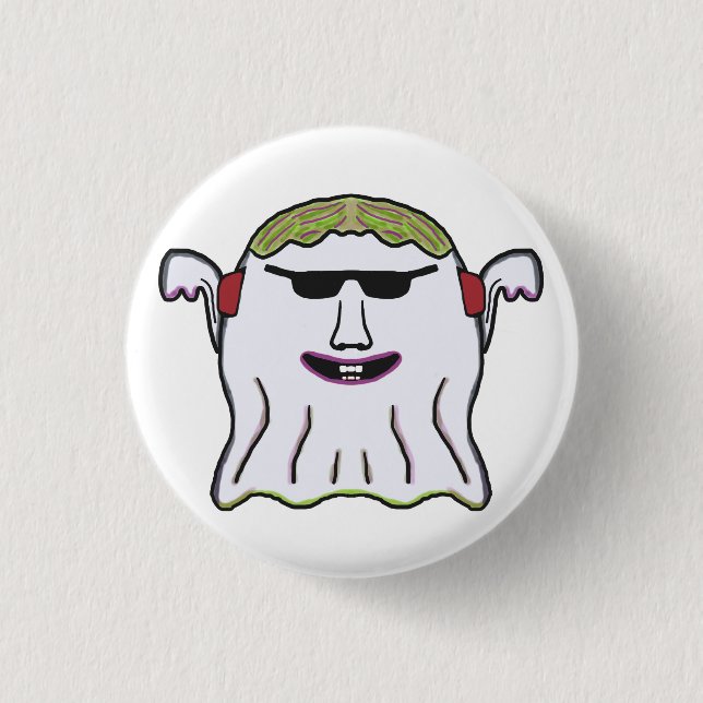 Cool Ghost Button (Front)