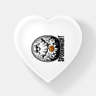 Cool Ghost Halloween Vintage Engraving Tee Art_1 Paperweight