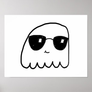 Cool Ghost Poster
