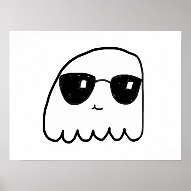 Cool Ghost Poster (Front)