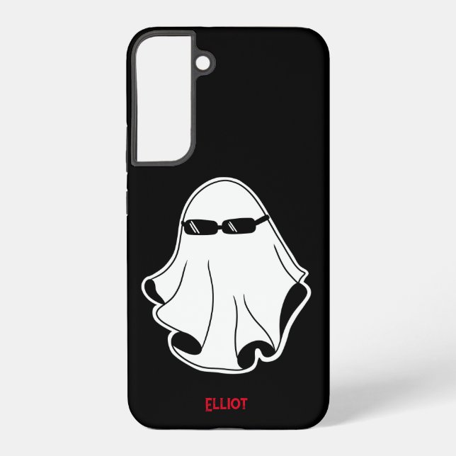 Cool Ghost with black sunglasses  Samsung Galaxy Case (Back)