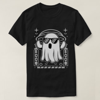 Cool Ghost With Sunglasses Spooky Boo Halloween T-Shirt