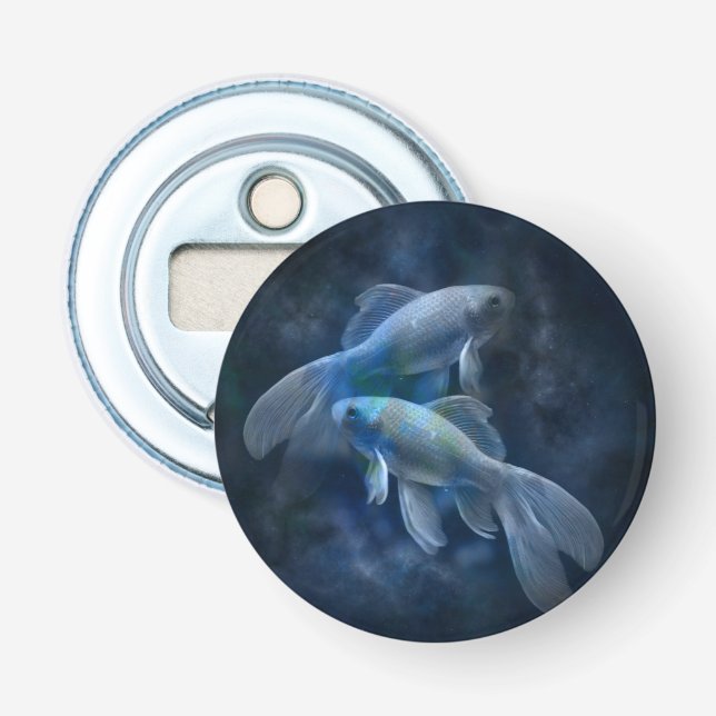 Cool Ghostly Goldfish Bottle Opener (Front)