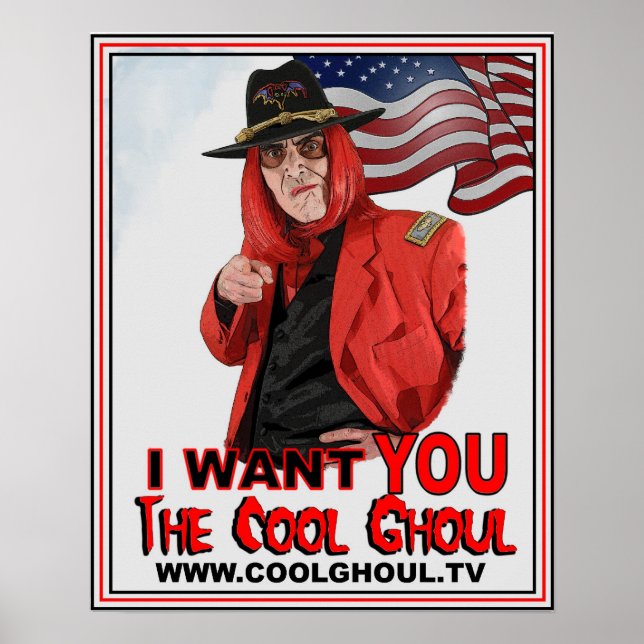 Cool Ghoul 16" x 20" poster (Front)