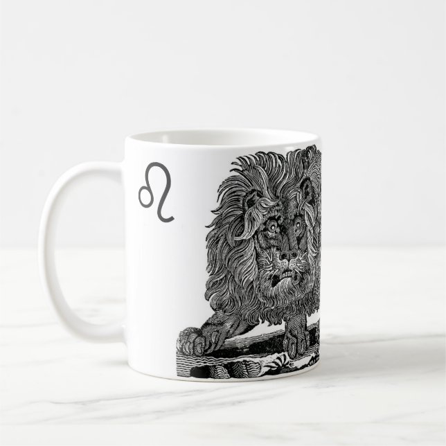Cool gift Astrology sign mug Leo (Left)