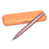 Cool Gift Box With Pink Elica Ballpoint Pen (Maple Single)
