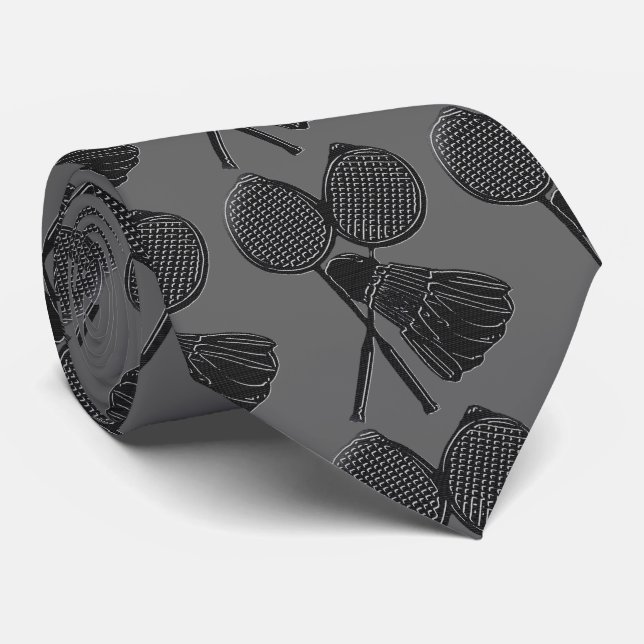 Cool Gift for Badminton Players Tie (Rolled)