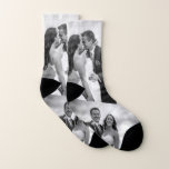 Cool Gift Ideas Newlyweds - Custom Photo Socks<br><div class="desc">Personalized socks with pictures of the newlyweds are great gifts for Christmas, an anniversary or a belated wedding gift. Custom socks with pictures of them for a fun wedding gift, family photo day, or any special occasion. Custom photo socks are fun for a newly married couple. Use wedding photos to...</div>