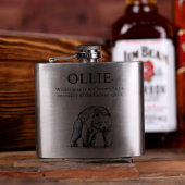 Cool Gift Set w/ Poker Chips, Cards, Dice & Flasks (Front)