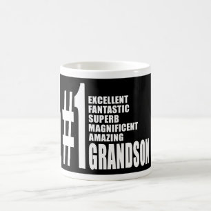Cool Gifts for Grandsons : Number One Grandson Coffee Mug