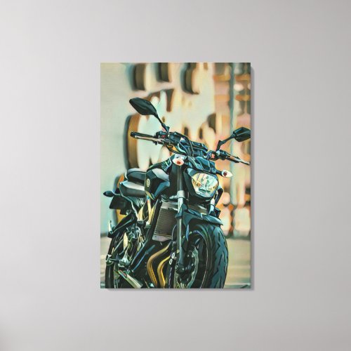Cool gifts for motorcyclists canvas print