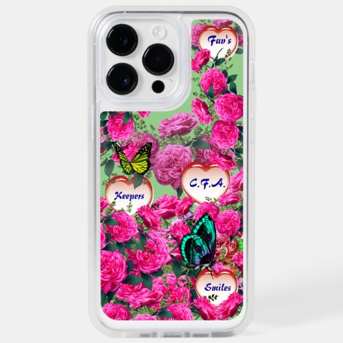 Cool Gifts Sage Fun Rose Garden Butterfly OtterBox iPhone 14 Pro Max Case