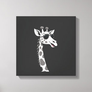 Cool Giraffe Art For Men Women Kids Animal Lover A Canvas Print