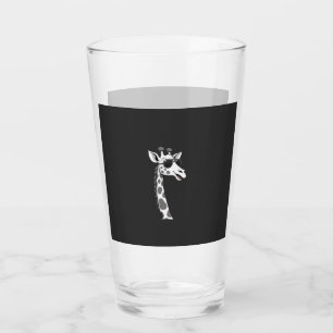 Cool Giraffe Art For Men Women Kids Animal Lover A Glass