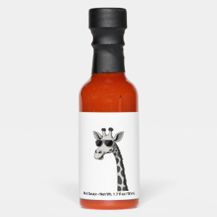 Cool Giraffe Art For Men Women Kids Animal Lover A Hot Sauces