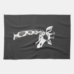 Cool Giraffe Art For Men Women Kids Animal Lover A Kitchen Towel