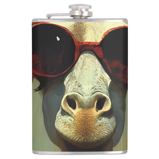 Cool Giraffe Flask (Front)