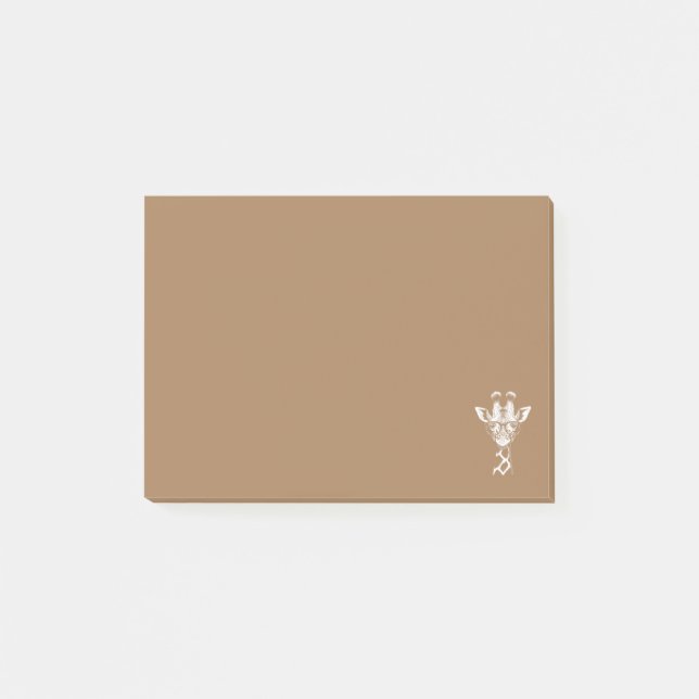 Cool Giraffe Graphic Casual Summer Funny Cute Anim Post-it Notes (Front)