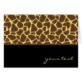 Cool Giraffe Pattern (Front Horizontal)