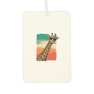 Cool Giraffe Sunglasses Vintage Sunset Shirt_1 Air Freshener