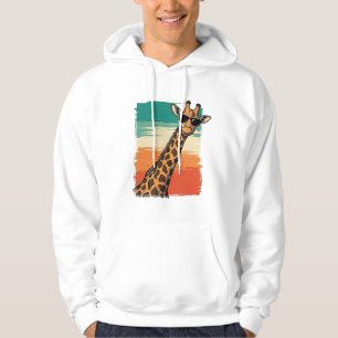Cool Giraffe Sunglasses Vintage Sunset Shirt_1 Hoodie