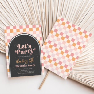 Cool Girl Birthday Party Invitation   Skater Girl