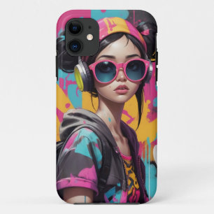 cool girl iPhone 11 case