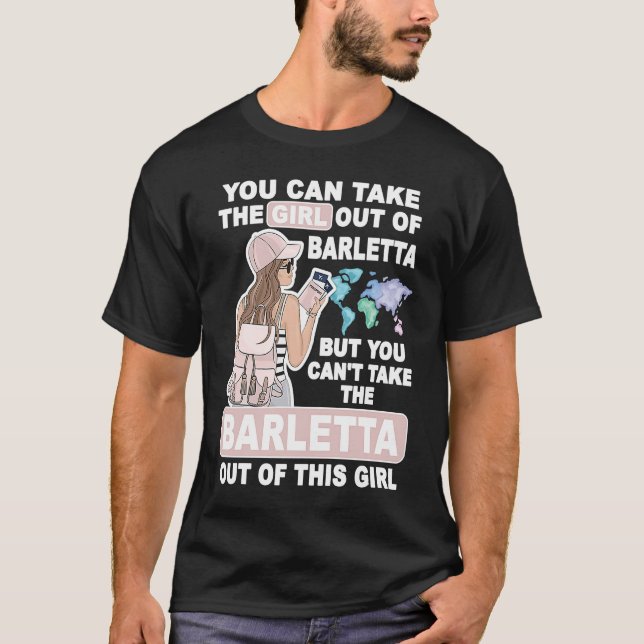 Cool Girl from Barletta City  Proud Barletta Girl T-Shirt (Front)