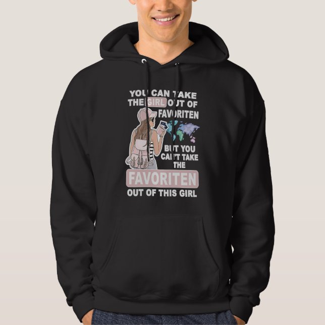 Cool Girl from Favoriten City  Proud Favoriten Gir Hoodie (Front)
