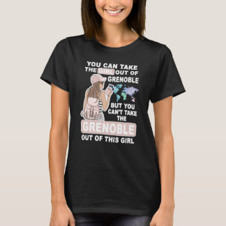 Cool Girl from Grenoble City Proud Grenoble Girl T-Shirt