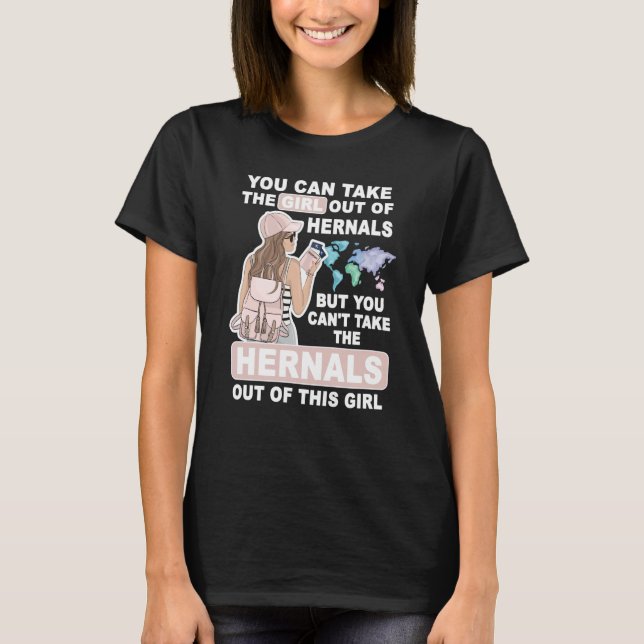 Cool Girl from Hernals City Proud Hernals Girl T-Shirt (Front)