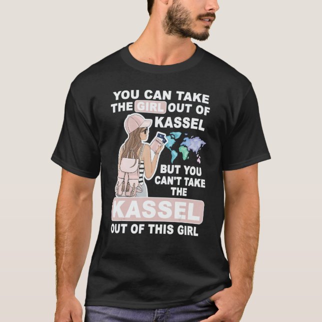 Cool Girl from Kassel City Proud Kassel Girl T-Shirt (Front)