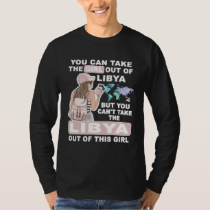 Cool Girl from Libya  Proud Libya Girl T-Shirt