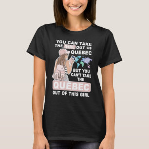 Cool Girl from Quebec City Proud Quebec Girl T-Shirt