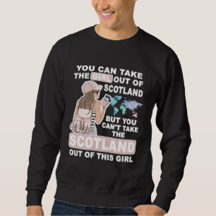 Cool Girl from Scotland  Proud Scotland Girl Sweatshirt