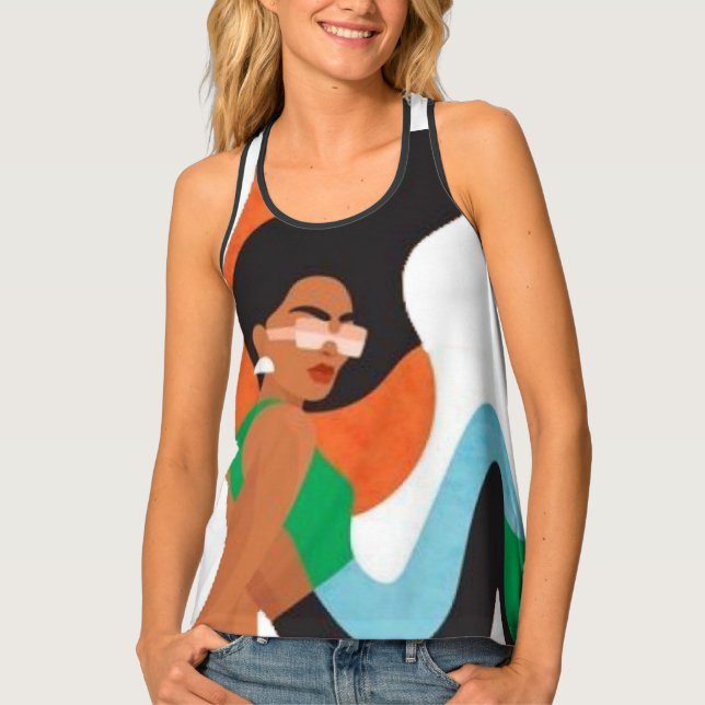 cool girl Women's Tank Top (Front)